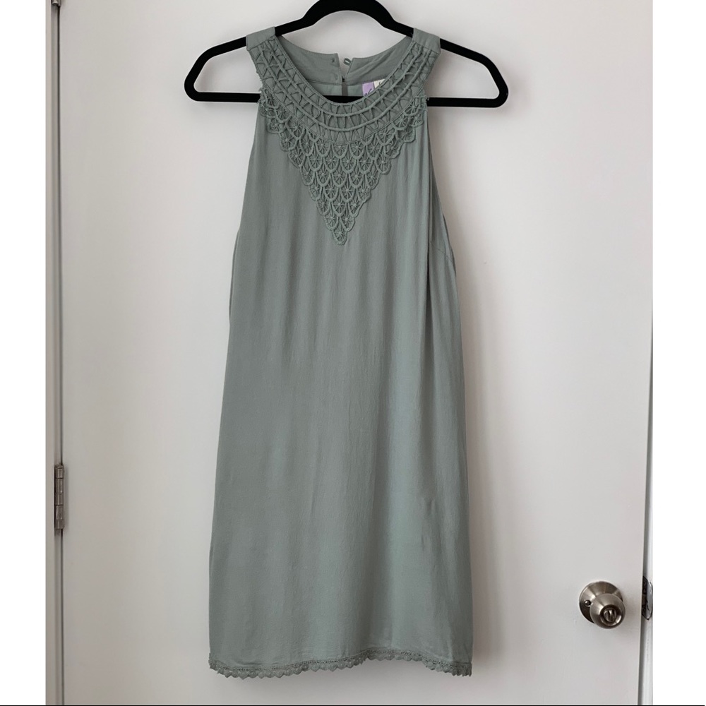 Light sage green A-Line dress